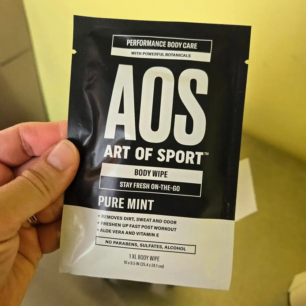 Art of sport body wipes. Pure mint